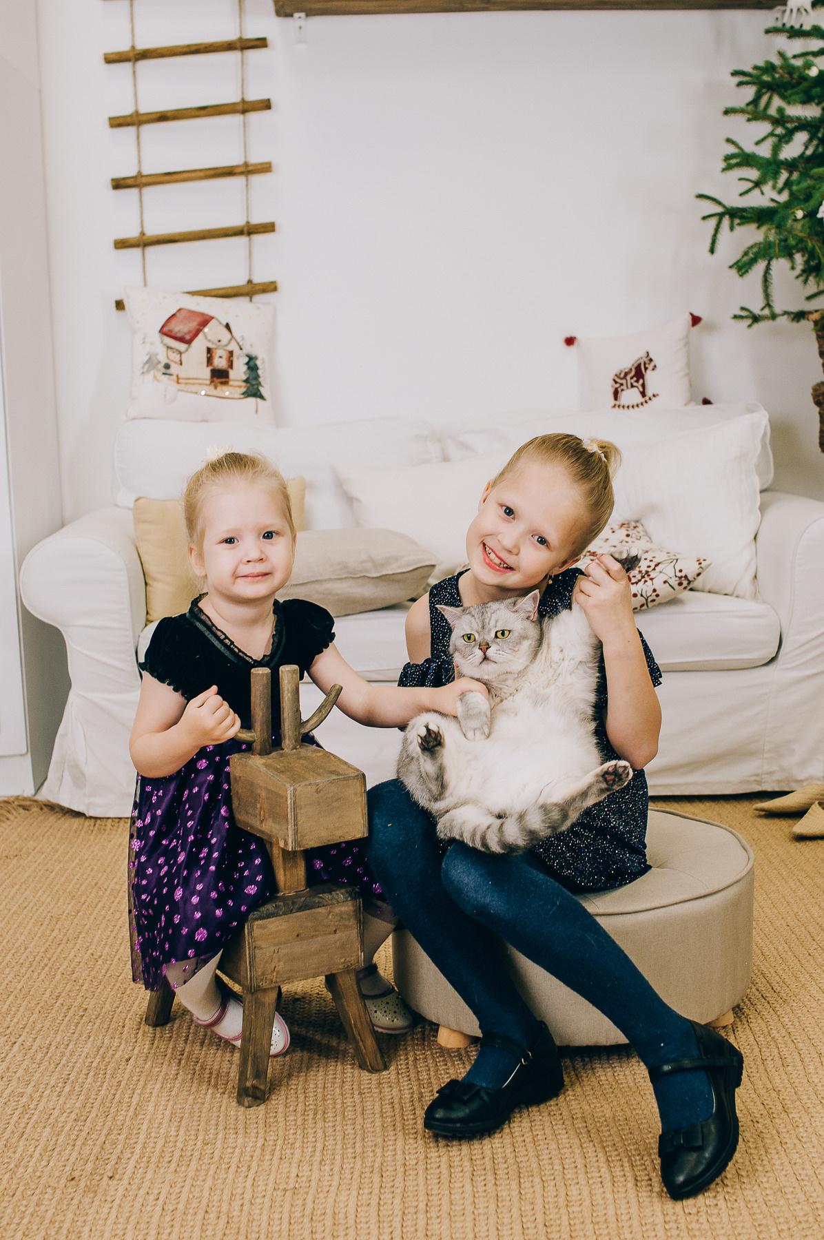 New Year_Саша, Аня и дети. Свадебный и семейный фотограф в Минске Яна Новак