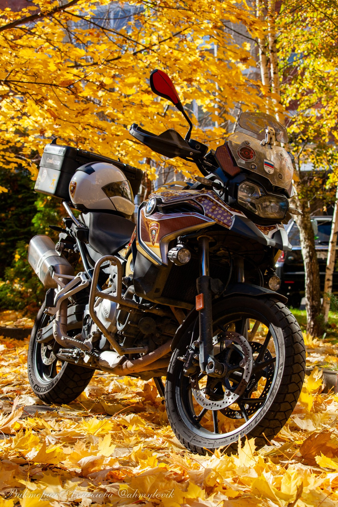 Маша Печенька (BMW GS1200). Виктория Ахмылова. Фотограф в Москве