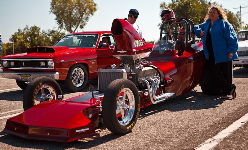 DrugRacing на автомобилях выпущенных до 1975 г. США, Флорида, 2010. Фотограф Василий Буланов