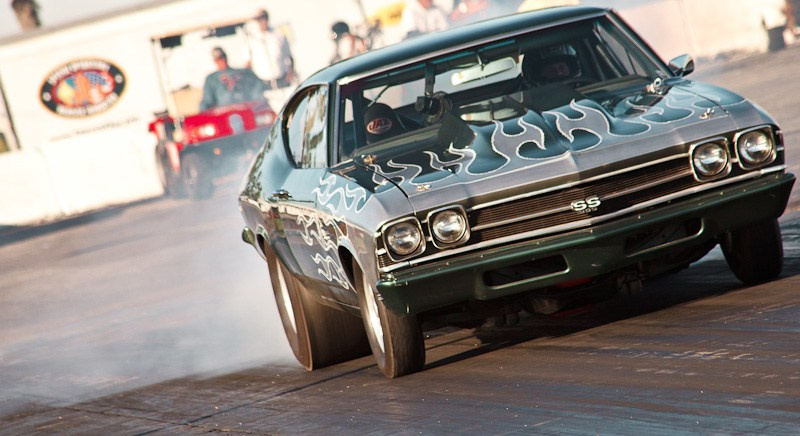 DrugRacing на автомобилях выпущенных до 1975 г. США, Флорида, 2010. Фотограф Василий Буланов