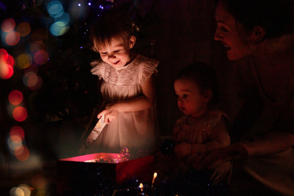 Новогодняя история «В ожидании волшебства». Семейный и детский фотограф в г. Новосибирске Макеева Анастасия