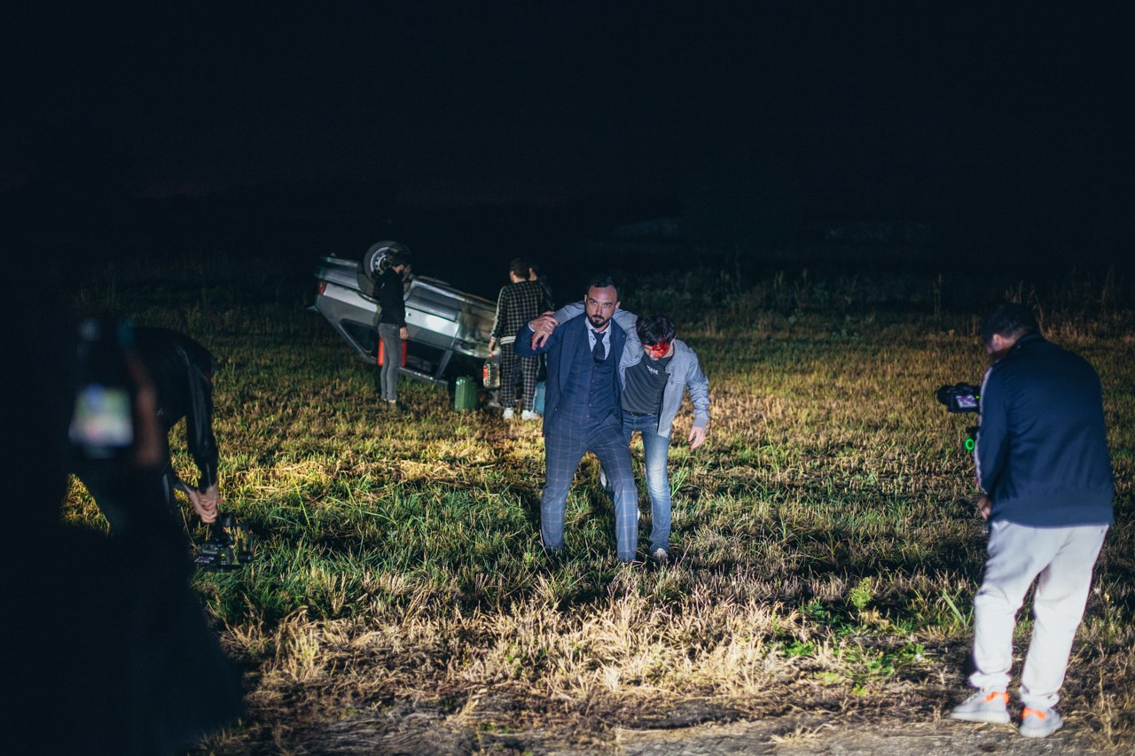 Бэкстейдж съемка рекламы. Фотограф Денис Денисов
