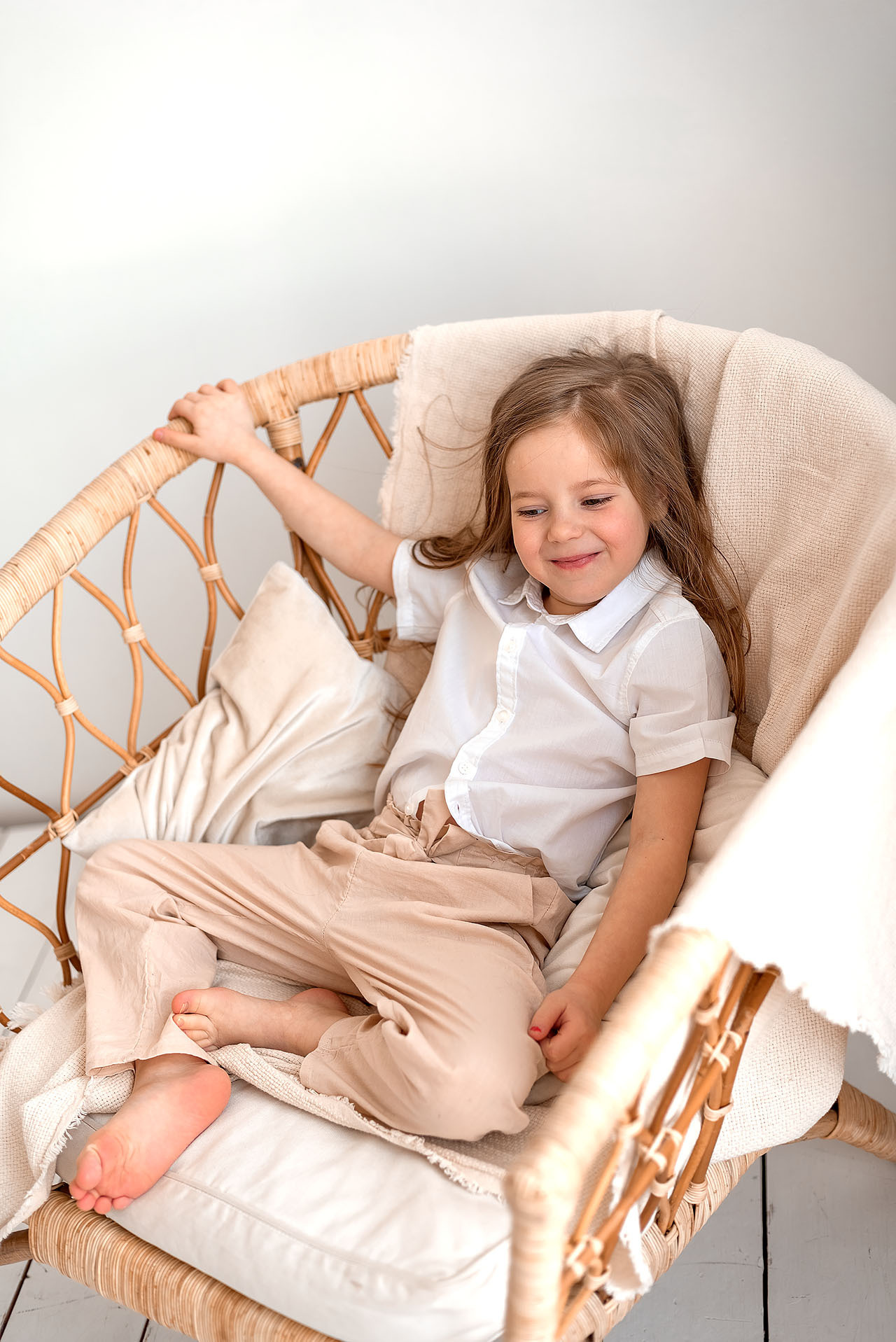 Даша и семья. Фотограф Юлия Кондратьева