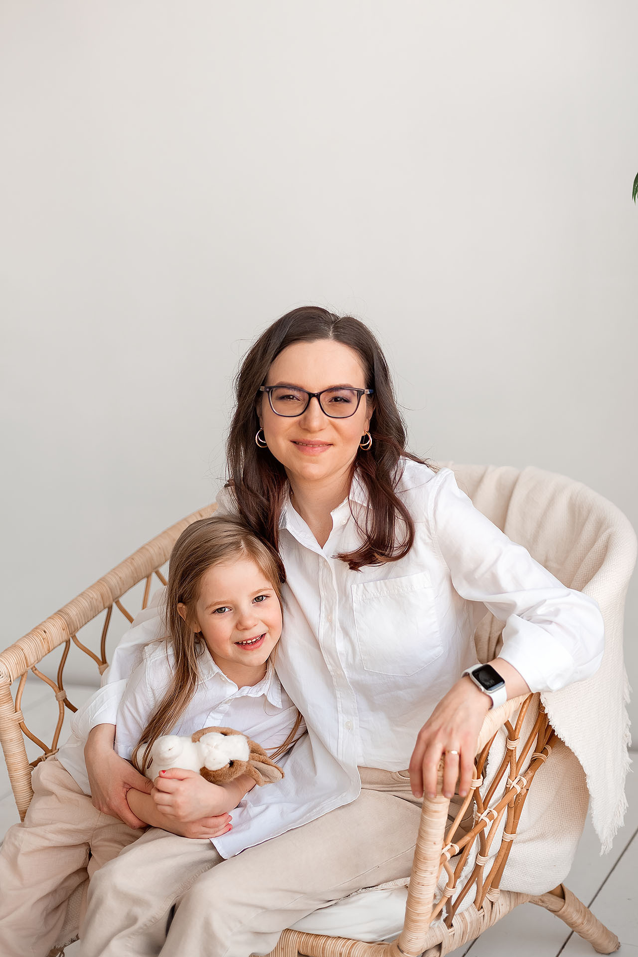 Даша и семья. Фотограф Юлия Кондратьева