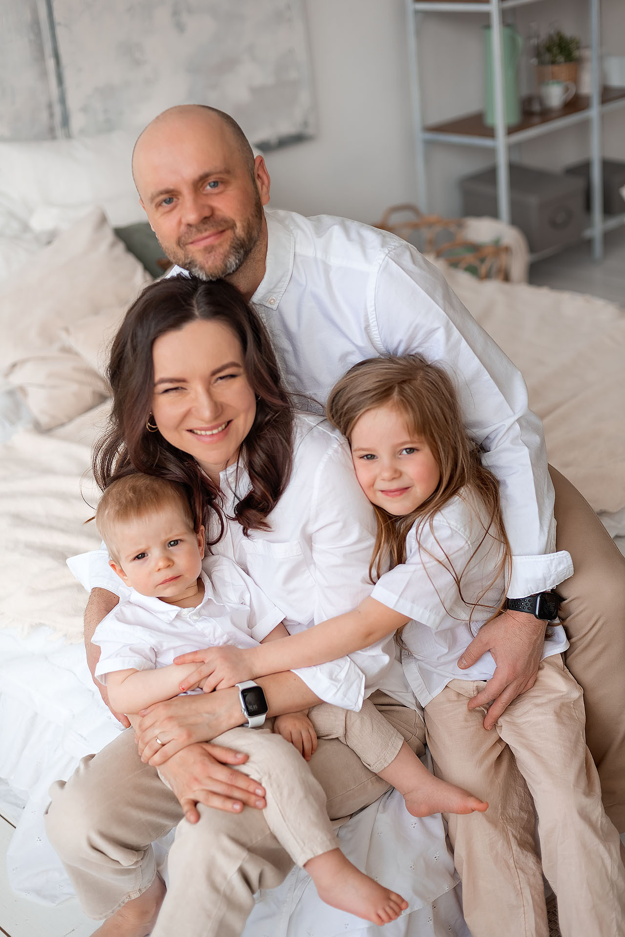 Даша и семья. Фотограф Юлия Кондратьева