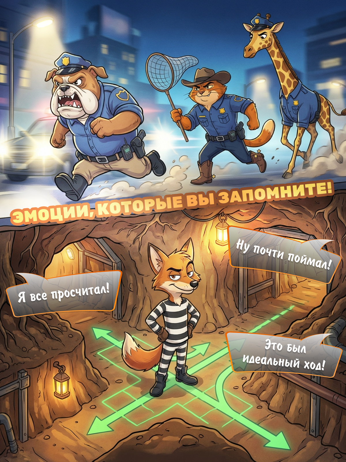 Инфографика | Карточка товара | Настольная детская игра. Графический дизайнер AI в Москве Валерия Кос