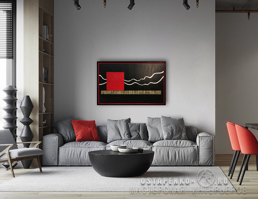 Flight, Acrylic painting on Panel, Size 120x80 cm (unframed), 126 х86 cm (actual image size), ready to hang.