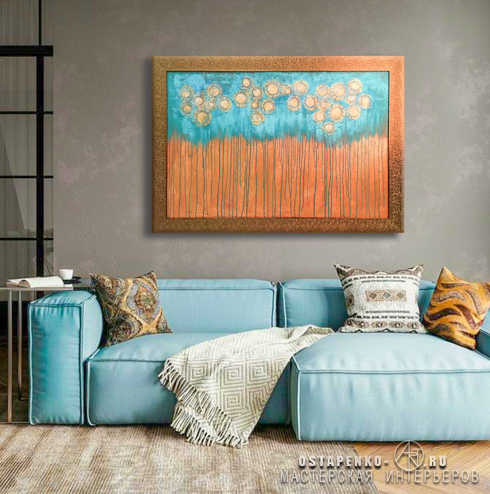 Tick-tock, Acrylic painting on Panel, Size 120x80 cm (unframed), 135х95 cm , ready to hang,