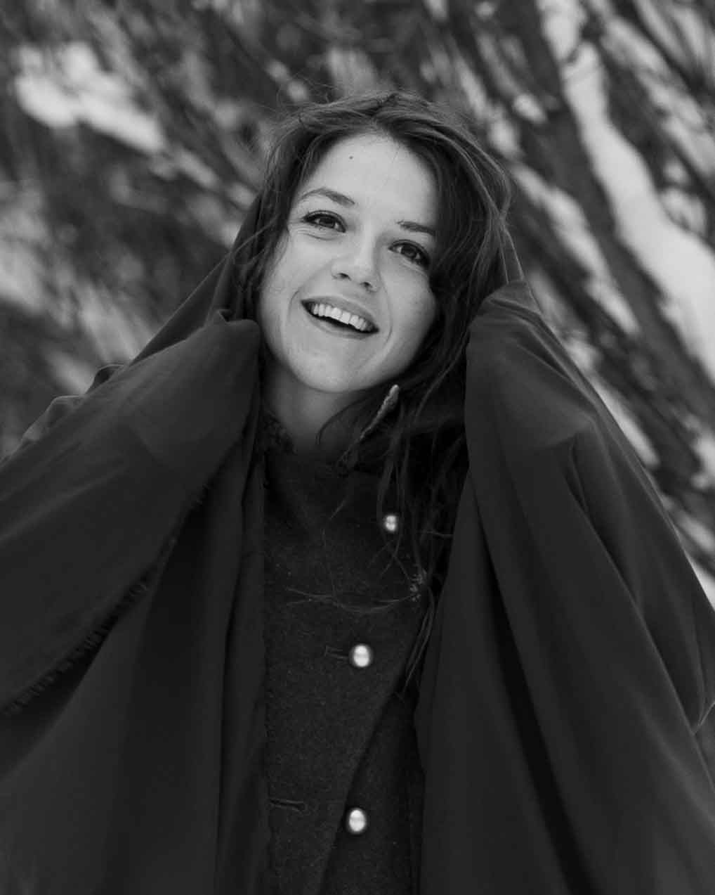 Фотосессия в заснеженном парке. Портретный фотограф Екатерина Лысенко, Москва