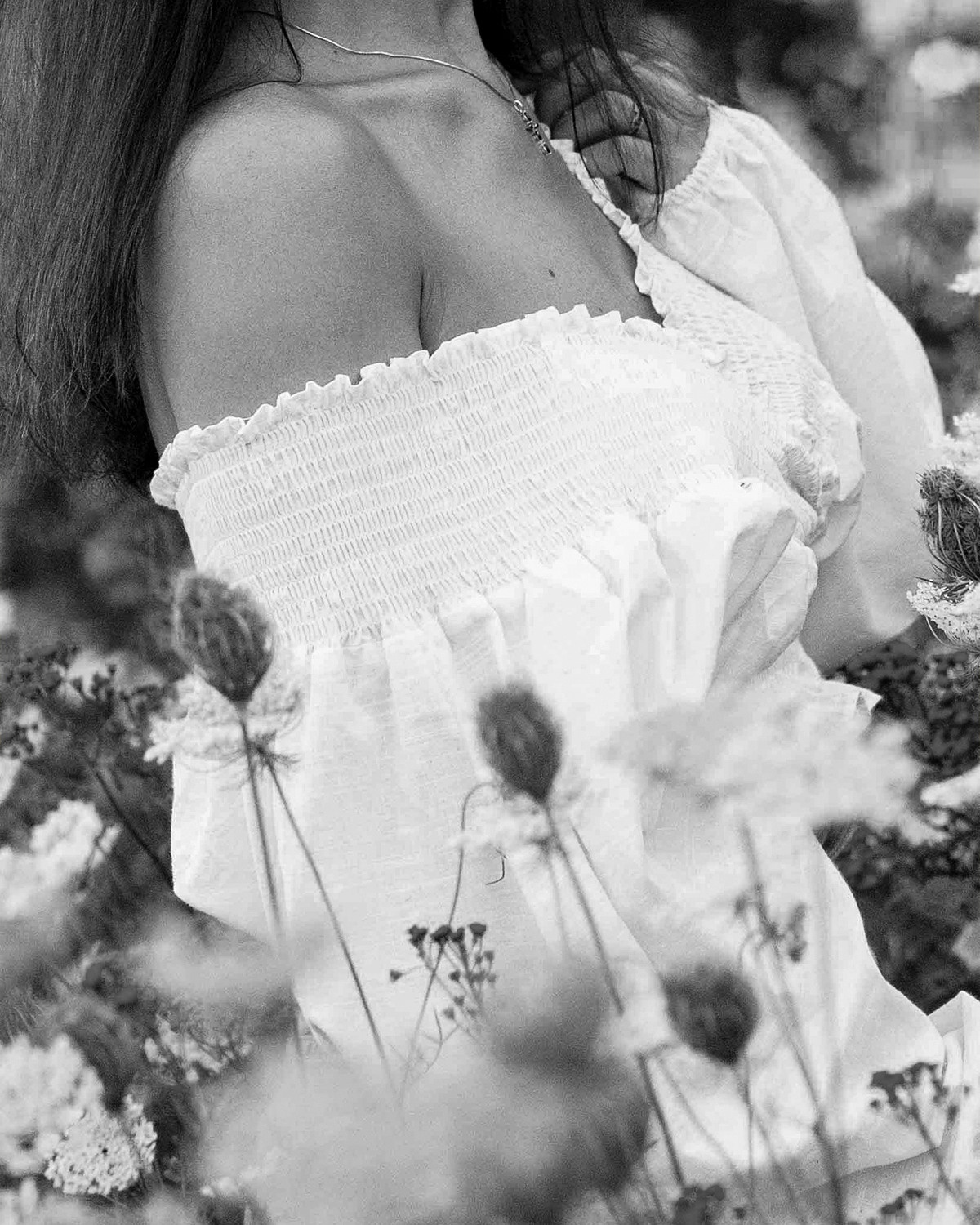 Фото с полевыми цветами. Портретный фотограф Екатерина Лысенко, Москва