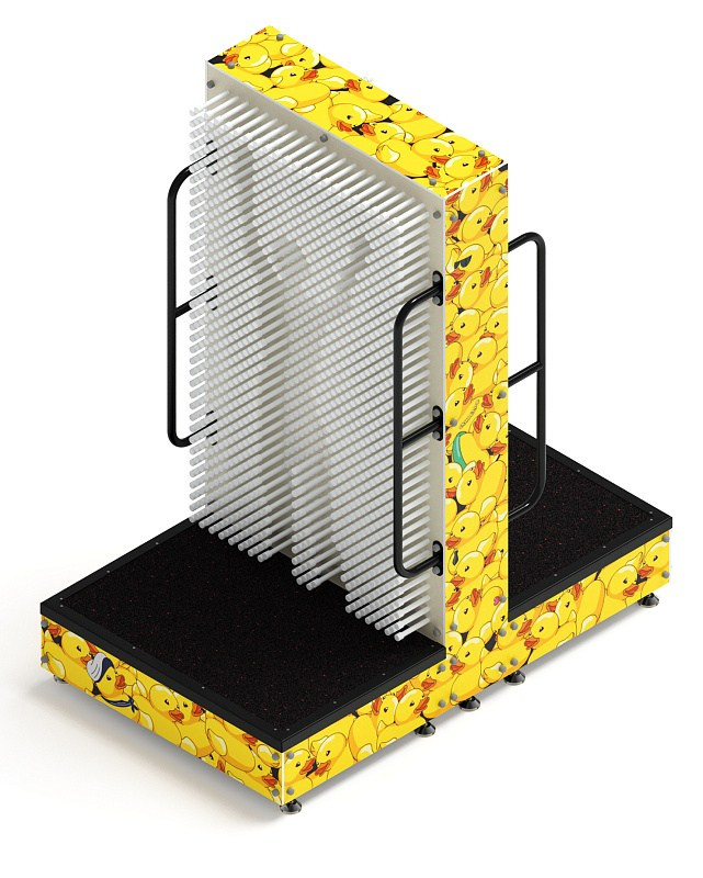 Пинарт 3D скульптор (Утятки) - МФ 100.01.01-02 Габариты (ШхДхВ): 1240х2000х2280 Зона безопасности, мм: 3240х4000