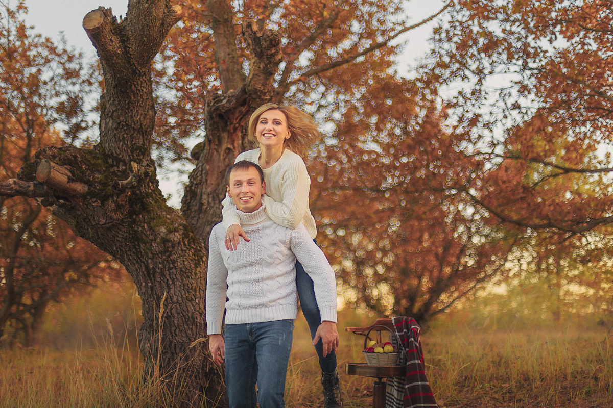 Витя и Оля. Осеннее настроение. Семейный, детский, свадебный фотограф по всей РБ Валера Михневич