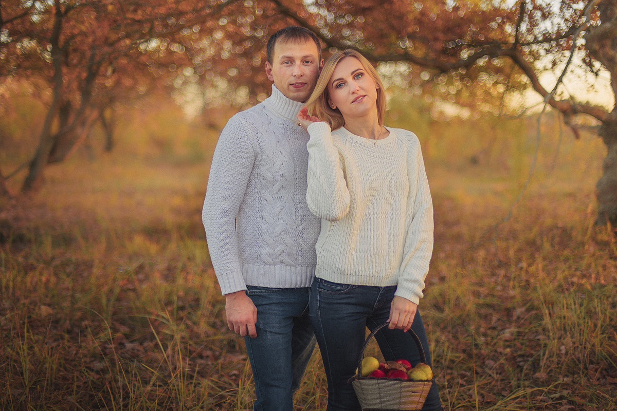 Витя и Оля. Осеннее настроение. Семейный, детский, свадебный фотограф по всей РБ Валера Михневич