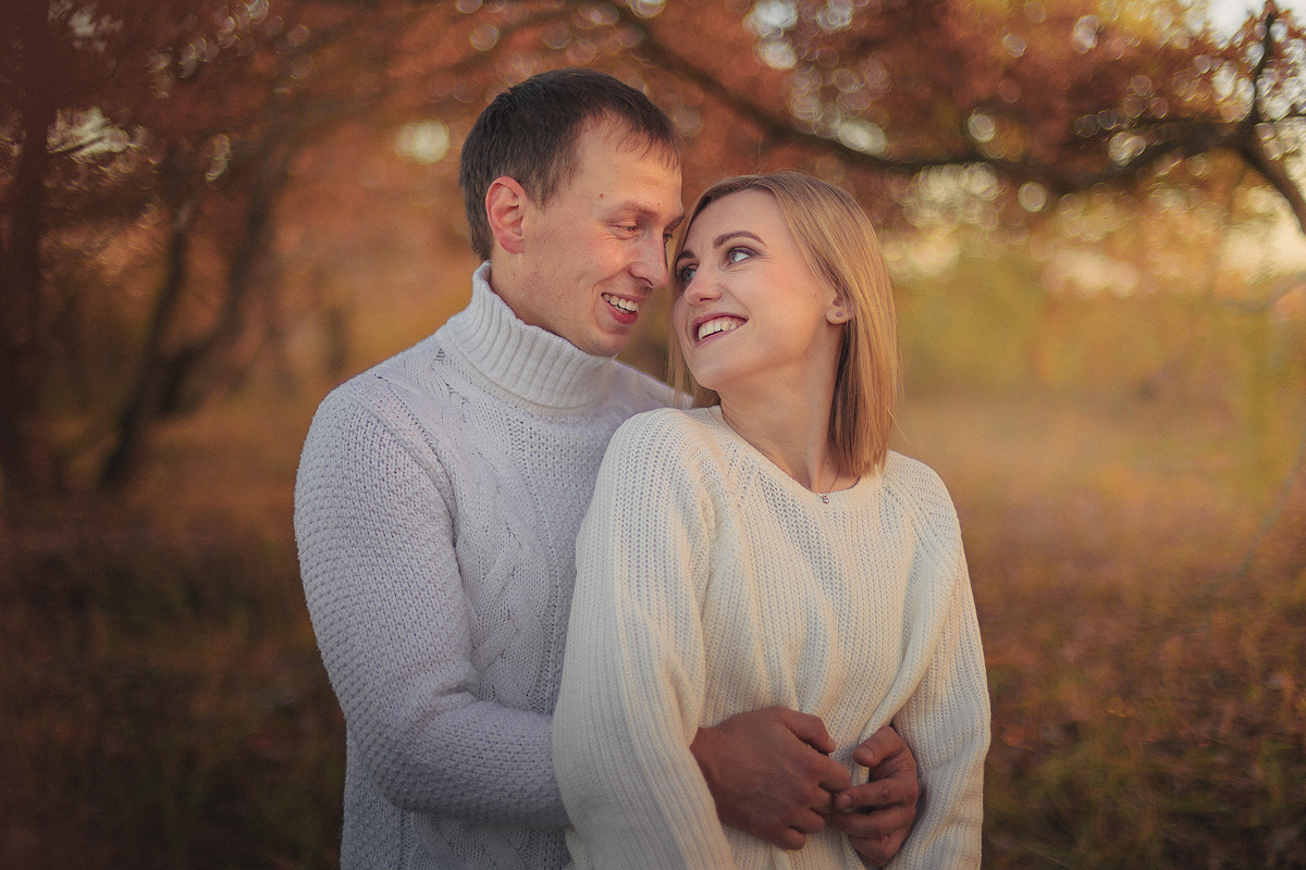 Витя и Оля. Осеннее настроение. Семейный, детский, свадебный фотограф по всей РБ Валера Михневич