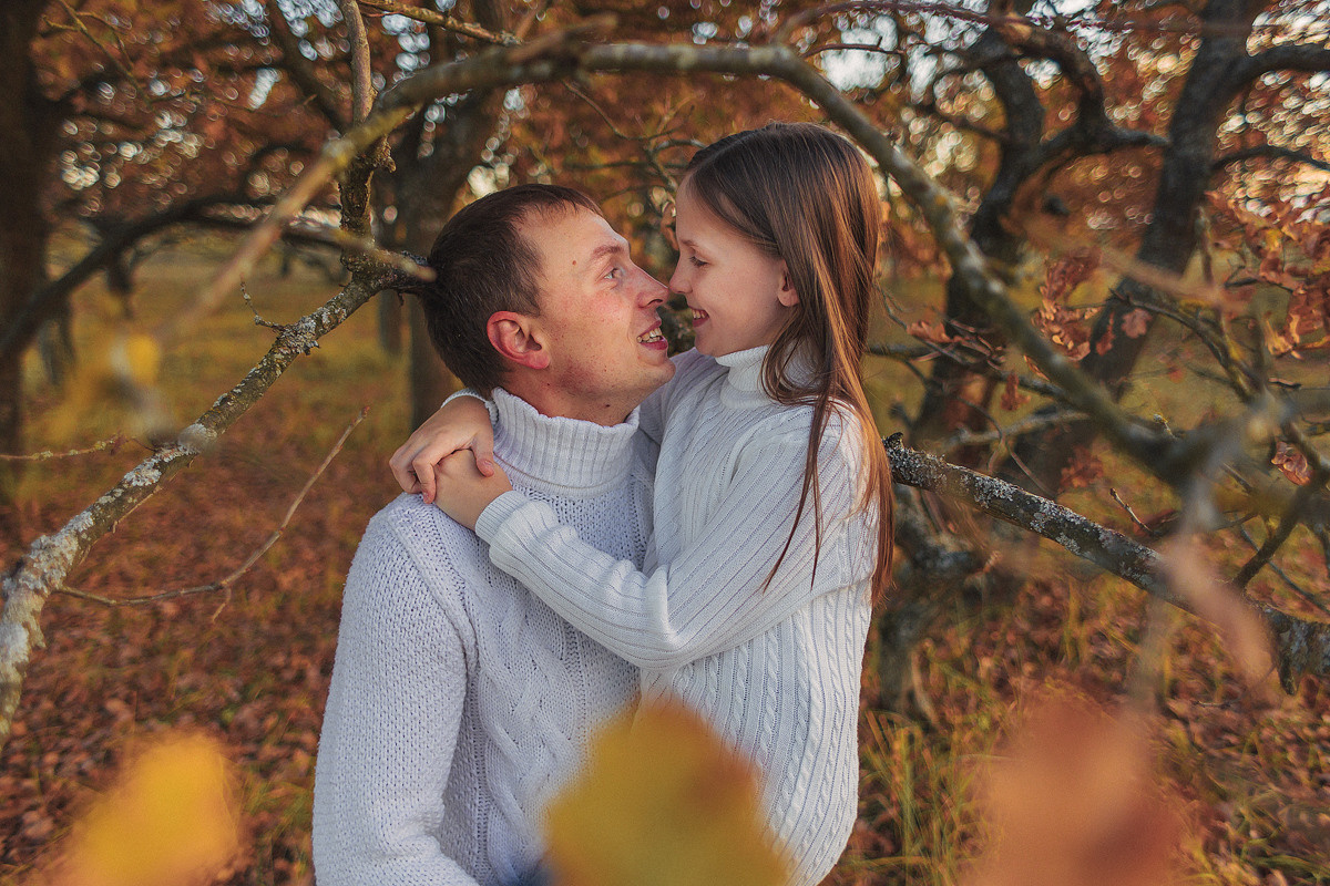 Витя и Оля. Осеннее настроение. Семейный, детский, свадебный фотограф по всей РБ Валера Михневич