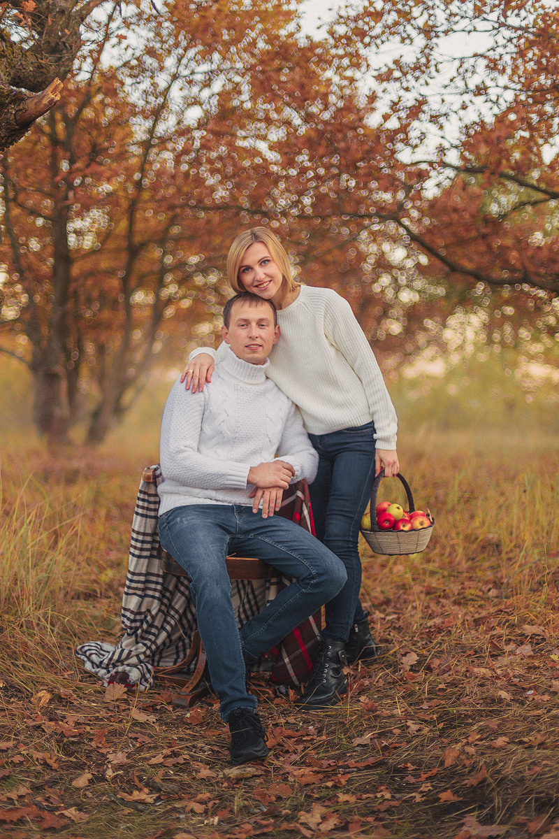 Витя и Оля. Осеннее настроение. Семейный, детский, свадебный фотограф по всей РБ Валера Михневич