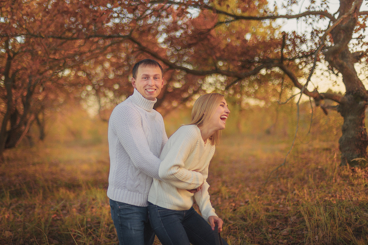 Витя и Оля. Осеннее настроение. Семейный, детский, свадебный фотограф по всей РБ Валера Михневич