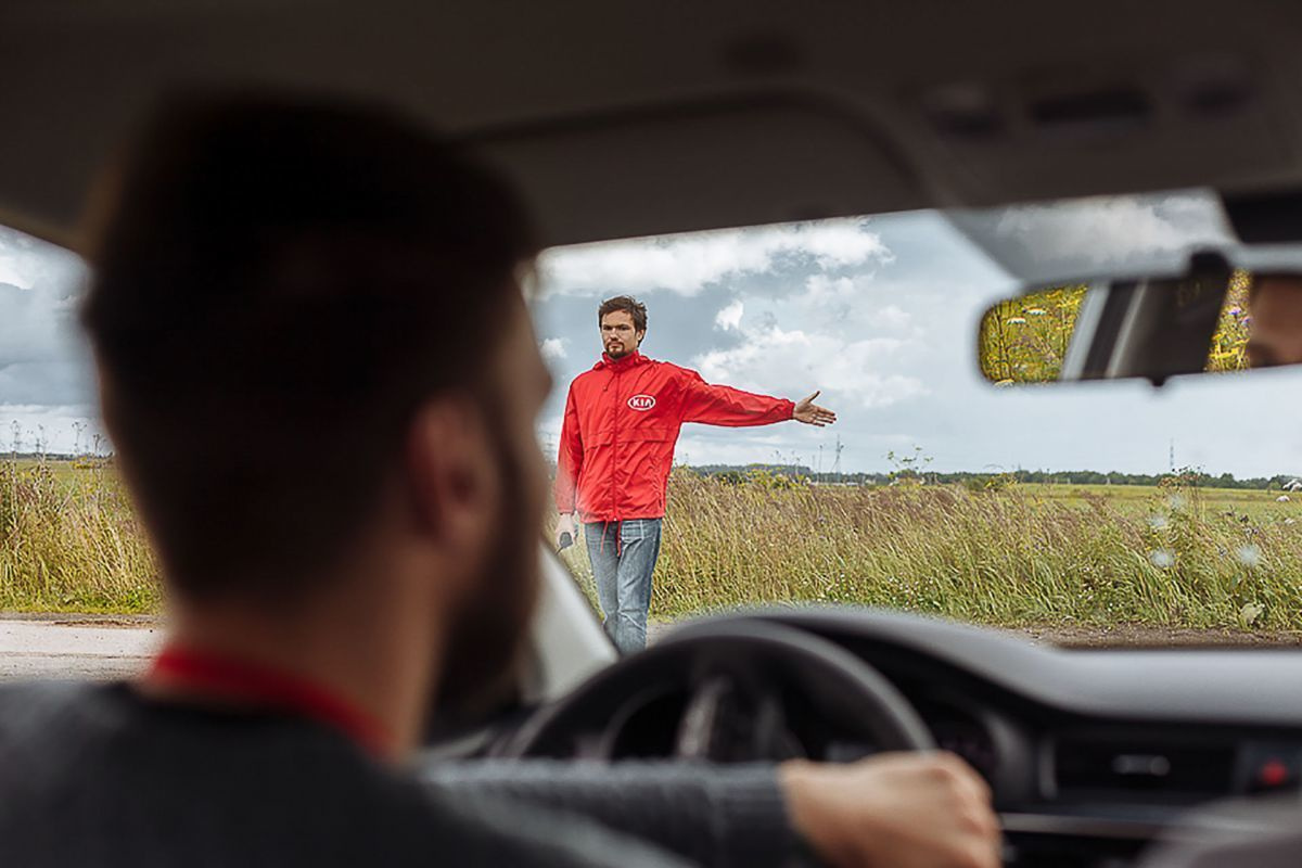 Репортажная съемка презентации нового «Kia Rio». Свадебный фотограф СПБ Михаил Песиков