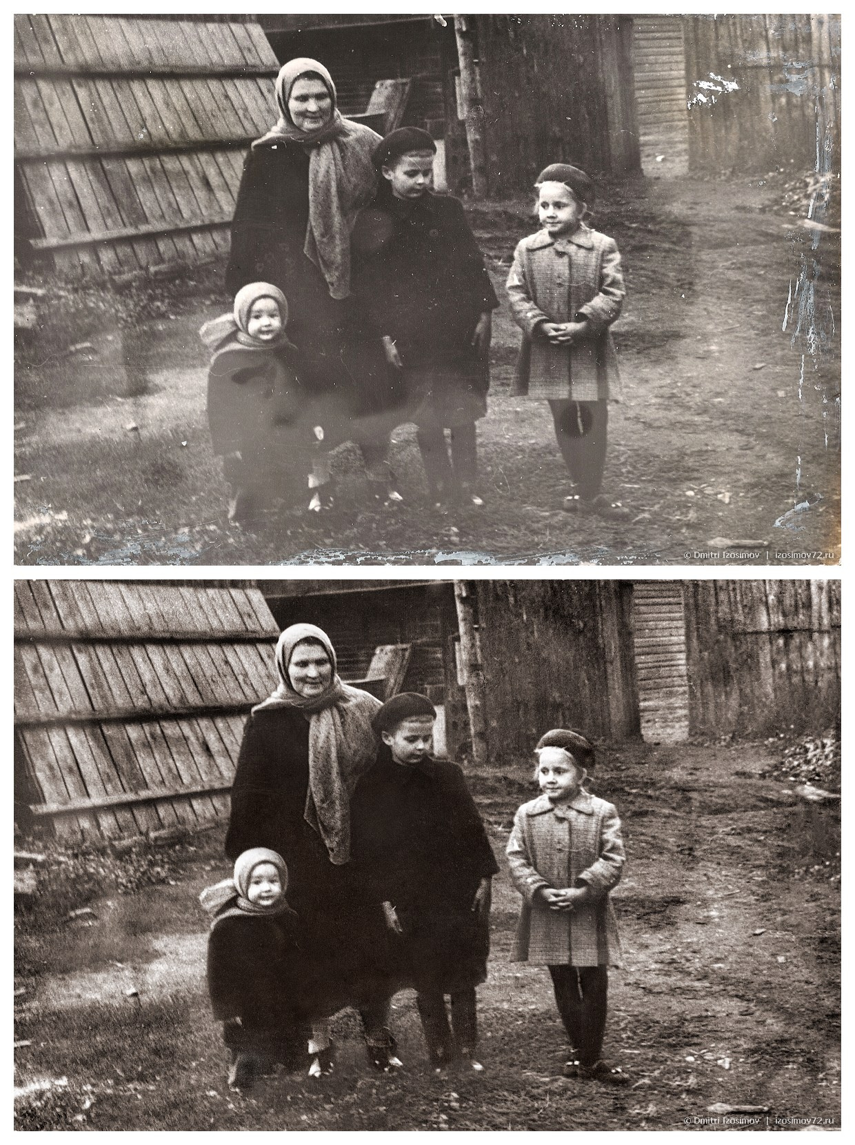 Реставрация архивных фотографий