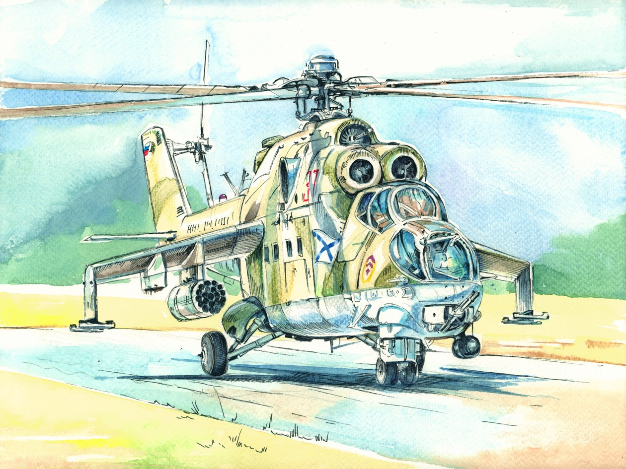 Авиация. Художник Александр Петрунин