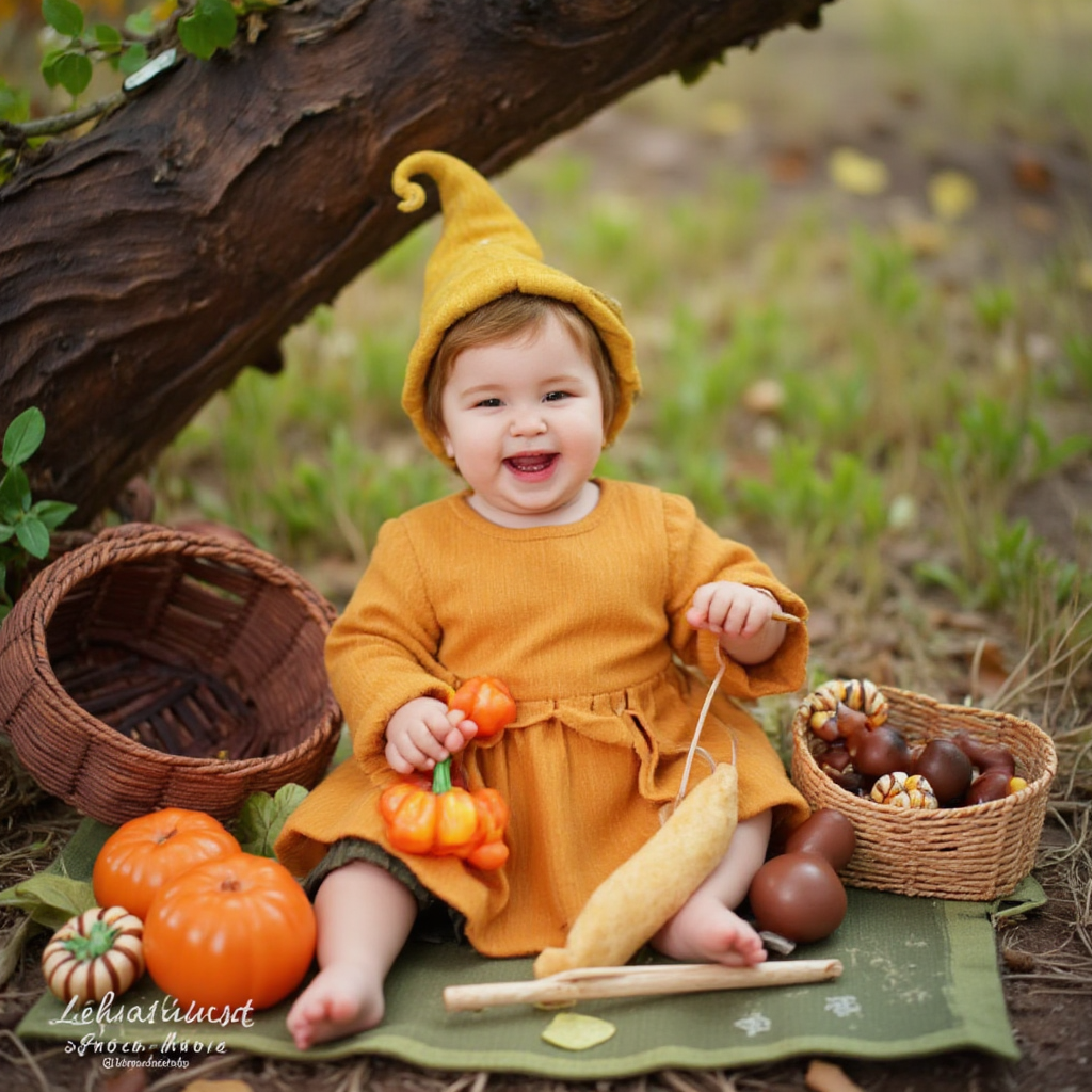 Фотосессия в Сказочном Лесу. Детская Фотостудия ГОДОВАСИКИ в Санкт-Петербурге фотосесия на годик