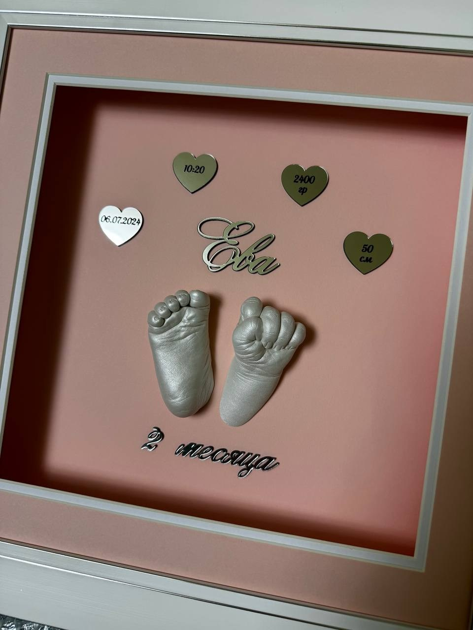 2D и 3D слепки. Фотограф новорождённых newborn деток до года в Кемерово Ксения Вакула