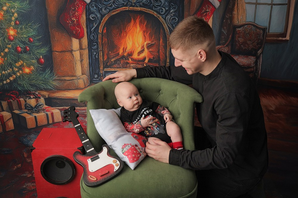 Алексей — Первый год!. Фотограф новорожденных в Новокузнецке Анна Горошникова