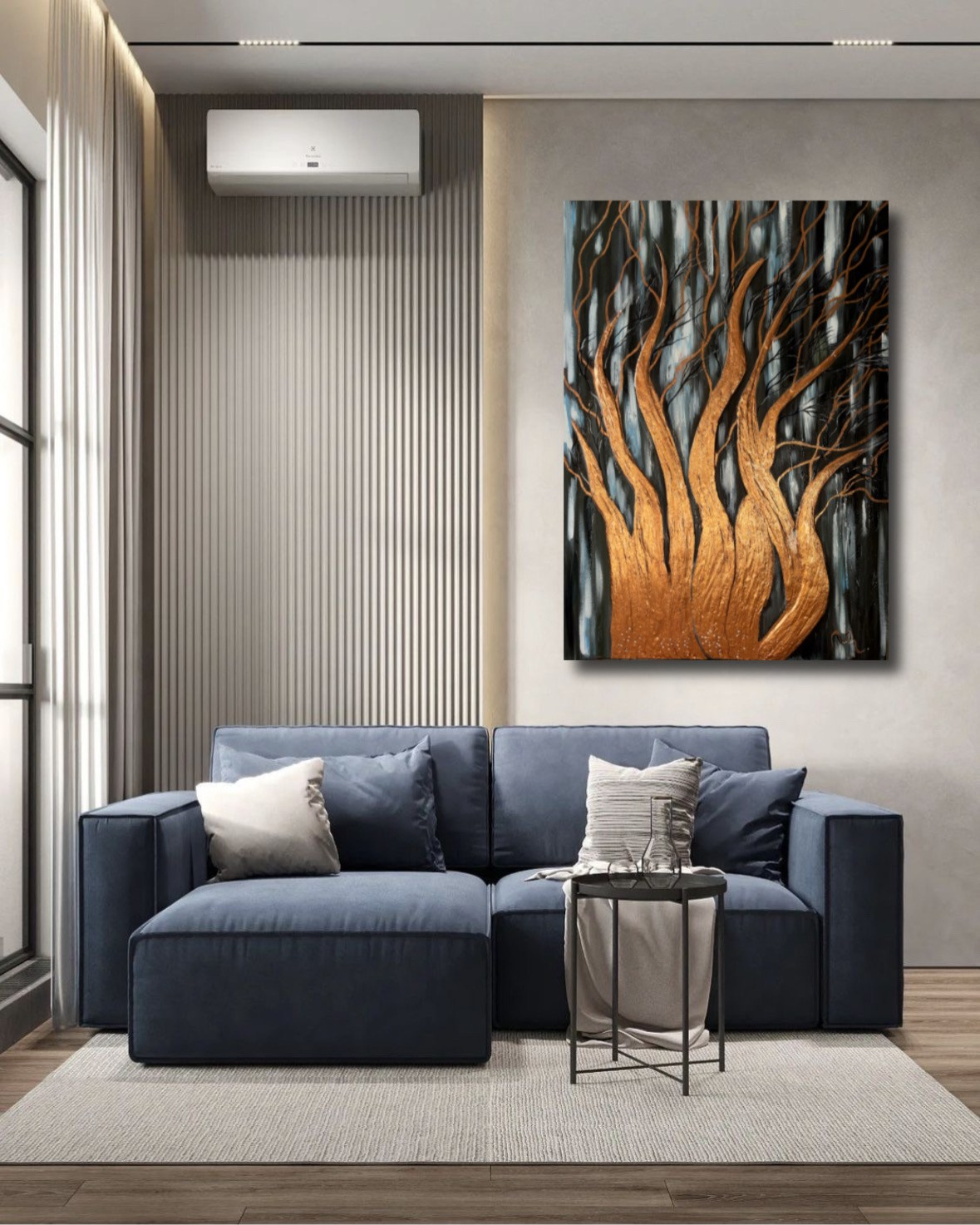 Картина «Таинственный лес» 80×100. Художник Виктория Руш из Москвы