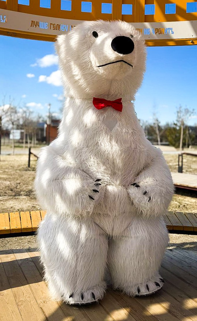 Эксперсс поздравление.ростовые куклы, медведь, панда, горилла. Организатор праздников. Ведущая Марина Гребенникова