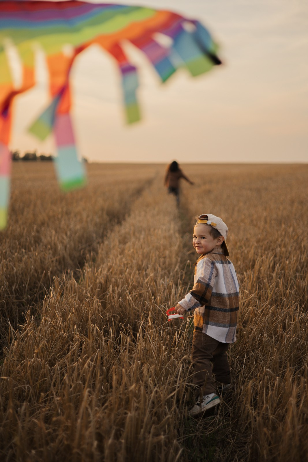 Семья в поле. Фотограф в Москве и Домодедово Ирина Коростелева