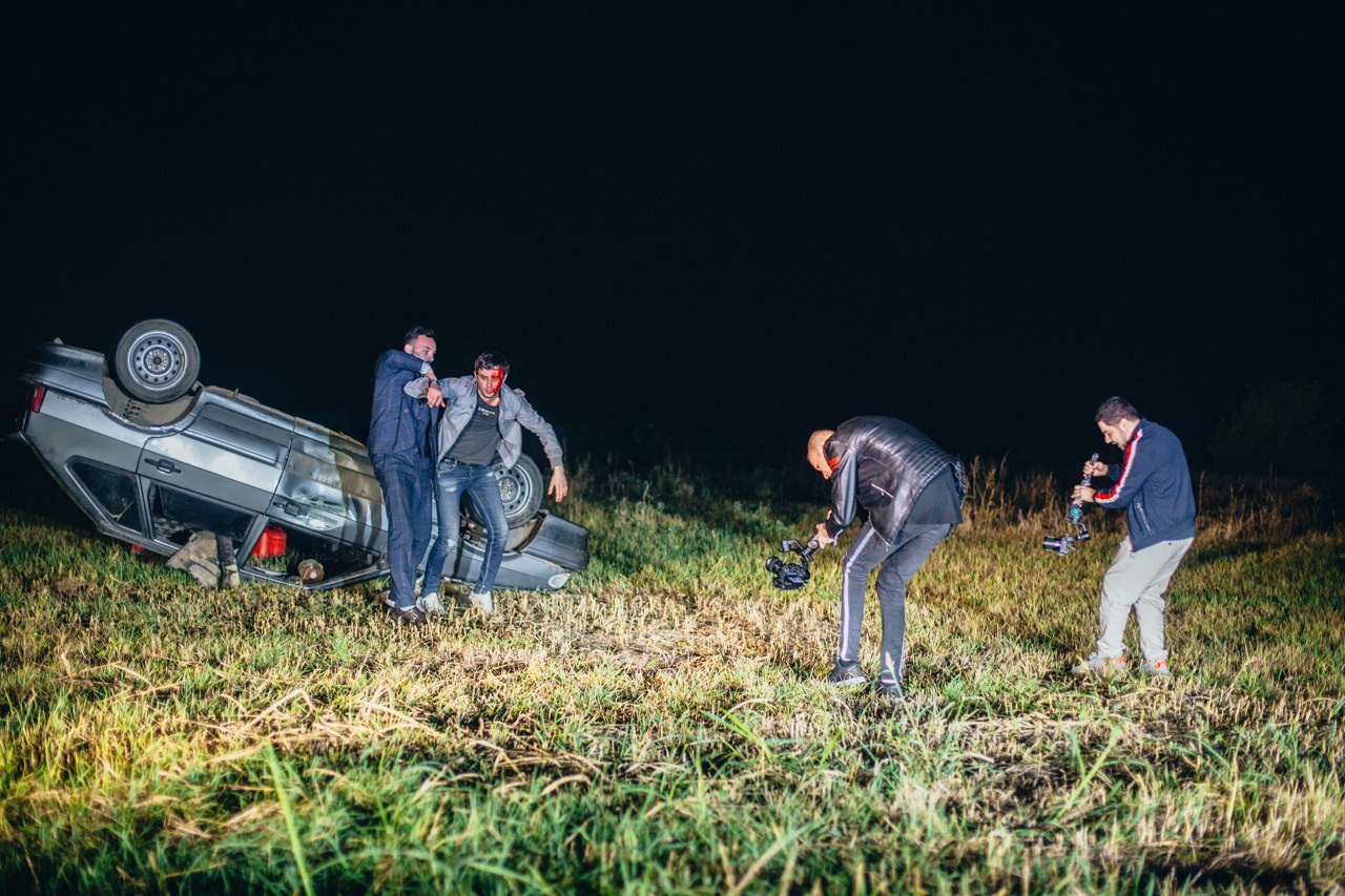 Бэкстейдж съемка рекламы. Фотограф Денис Денисов
