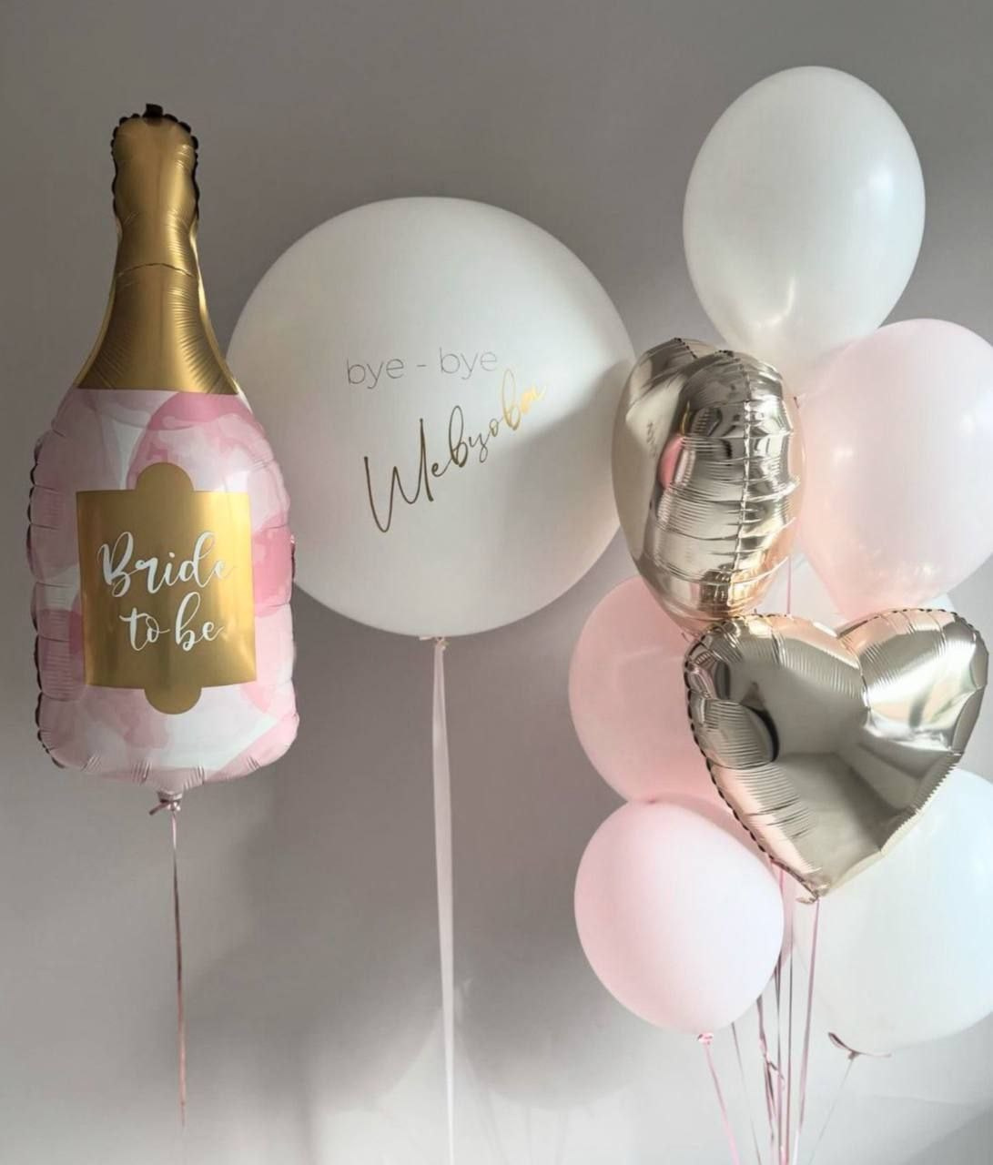 Bridal Shower. Balloons and decorations in Serbia. Delivery 24/7