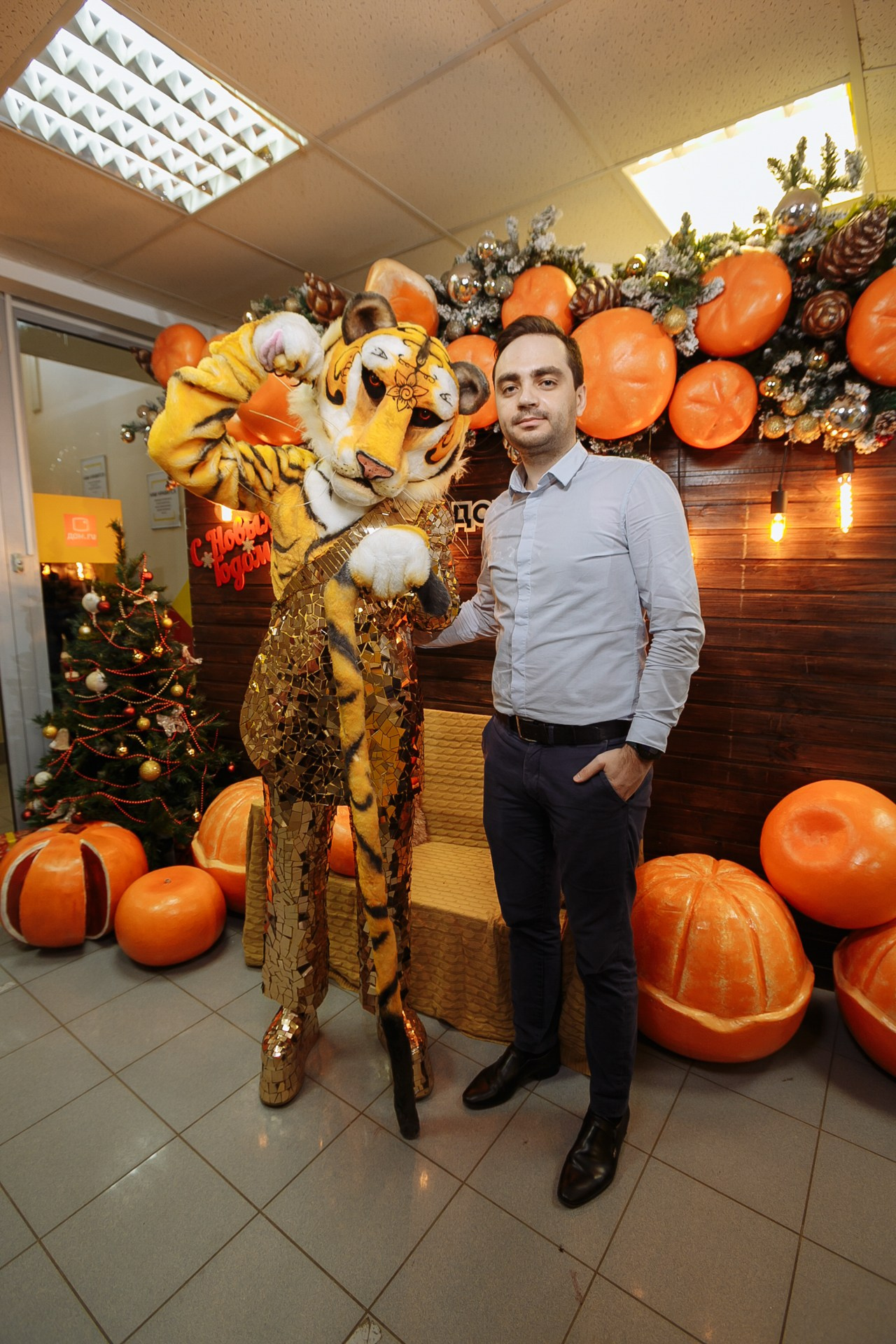 Рождественские встречи в офисе компании Домру. Событийный фотограф Максим Бескоровайновнов