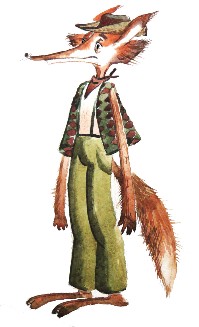 Brother Fox and Brother Rabbit. Анна Гантимурова иллюстратор, театральный видеохудожник мультипликатор