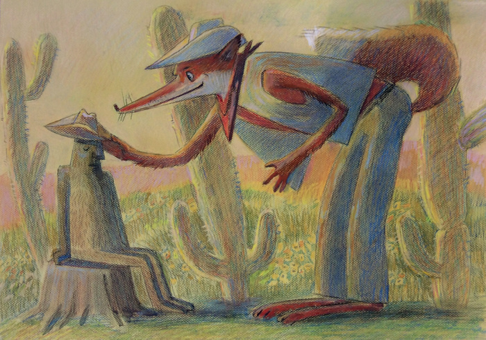 Brother Fox and Brother Rabbit. Анна Гантимурова иллюстратор, театральный видеохудожник мультипликатор