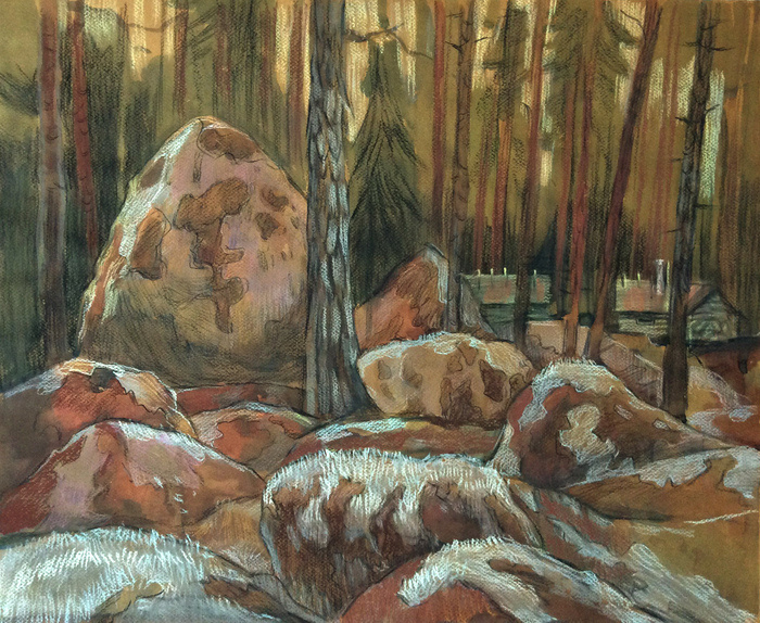 Pastels and watercolor. Анна Гантимурова иллюстратор, театральный видеохудожник мультипликатор