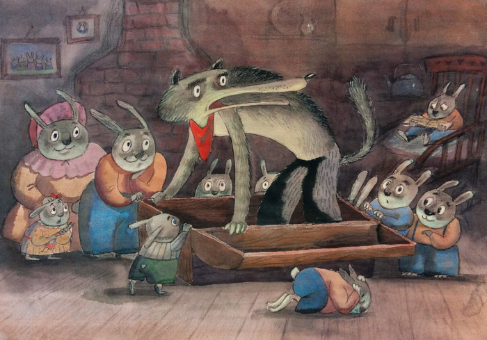 Brother Fox and Brother Rabbit. Анна Гантимурова иллюстратор, театральный видеохудожник мультипликатор