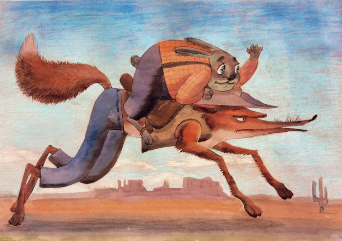 Brother Fox and Brother Rabbit. Анна Гантимурова иллюстратор, театральный видеохудожник мультипликатор