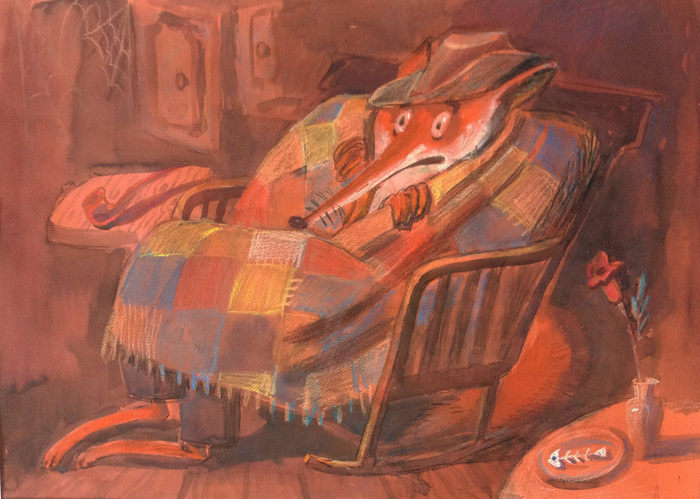 Brother Fox and Brother Rabbit. Анна Гантимурова иллюстратор, театральный видеохудожник мультипликатор