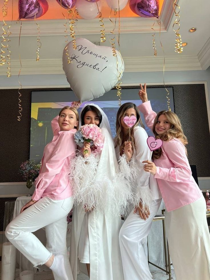 Bridal Shower. Balloons and decorations in Serbia. Delivery 24/7