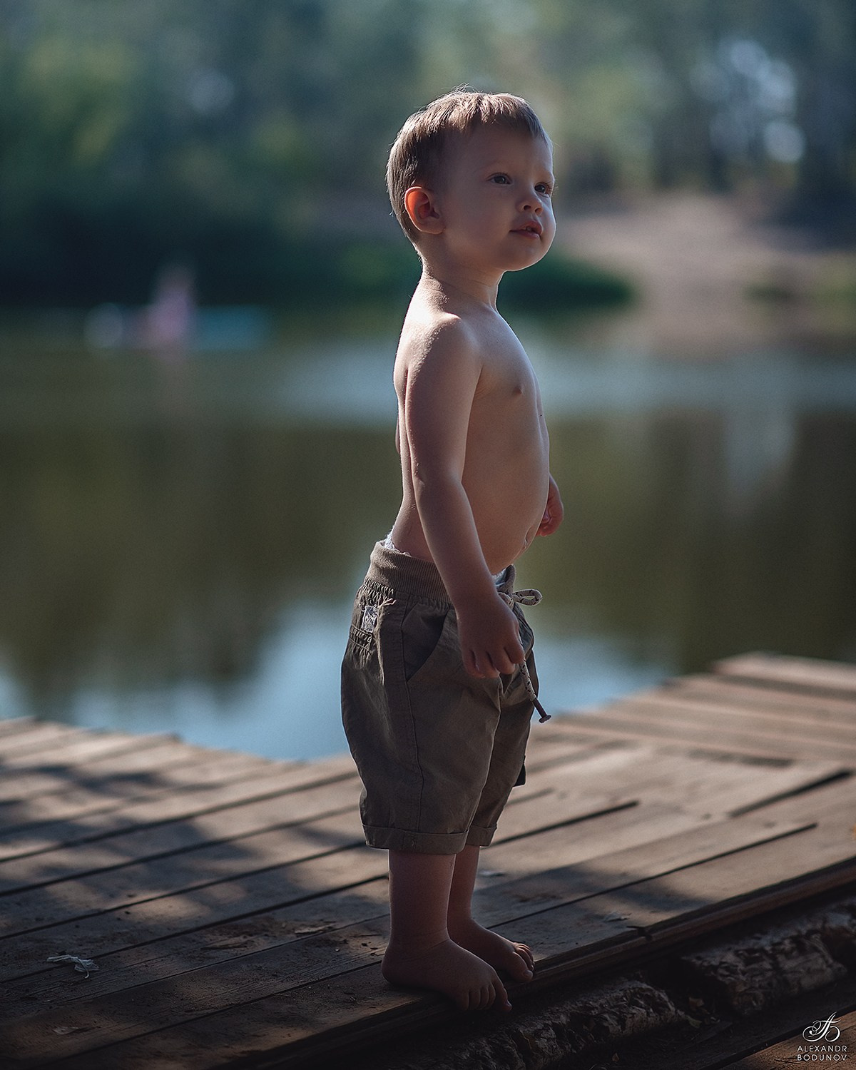 Детский фотопроект «рыбаки» на озере. Семейный и коммерческий фотограф в Сочи Александр Бодунов