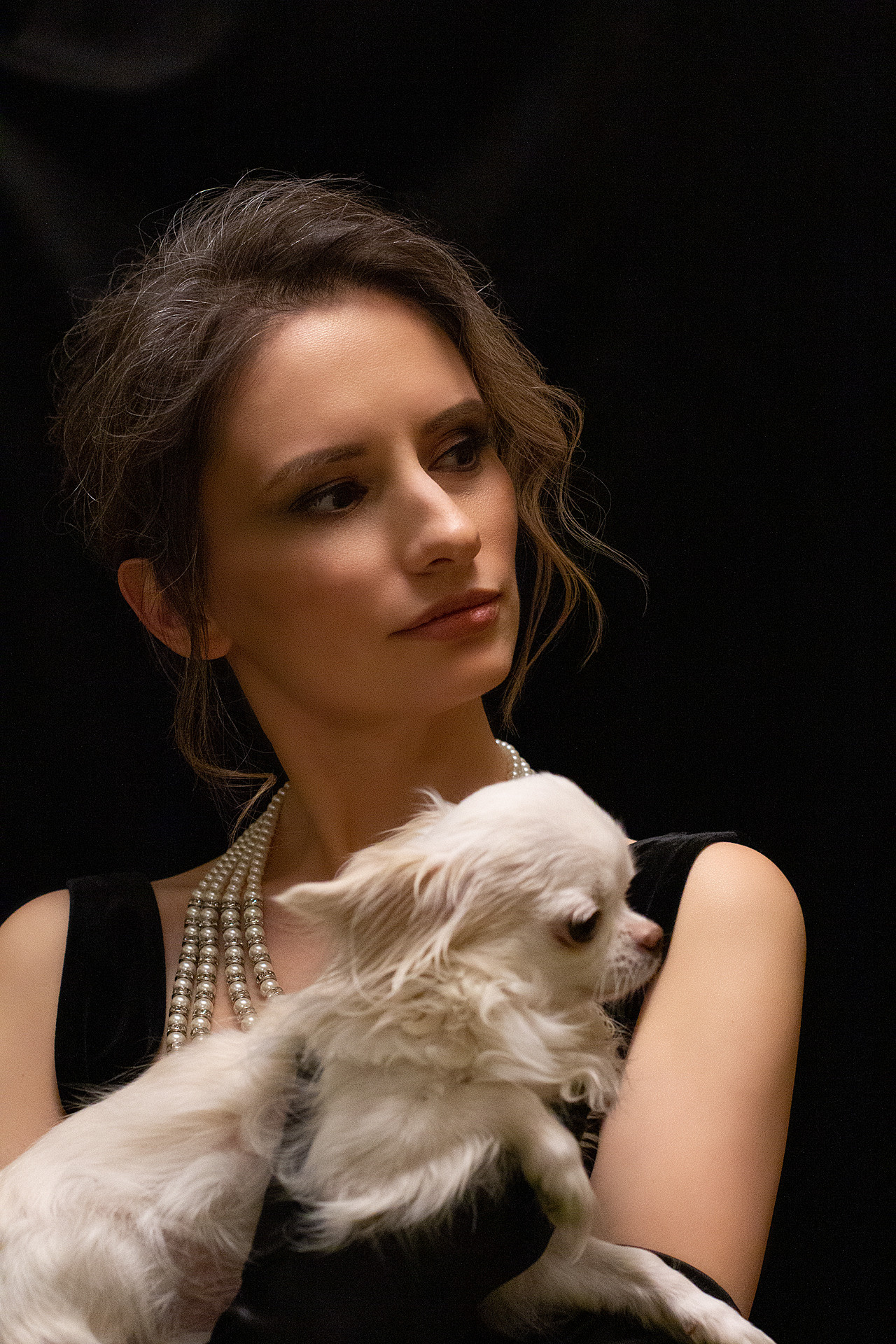 Дама с собачкой. Фотограф Алёна Толмачева. Воронеж