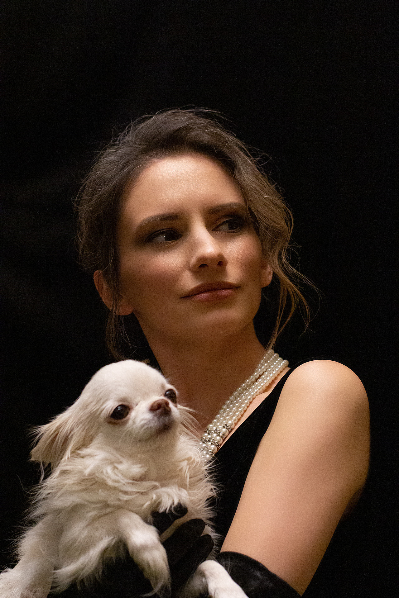 Дама с собачкой. Фотограф Алёна Толмачева. Воронеж