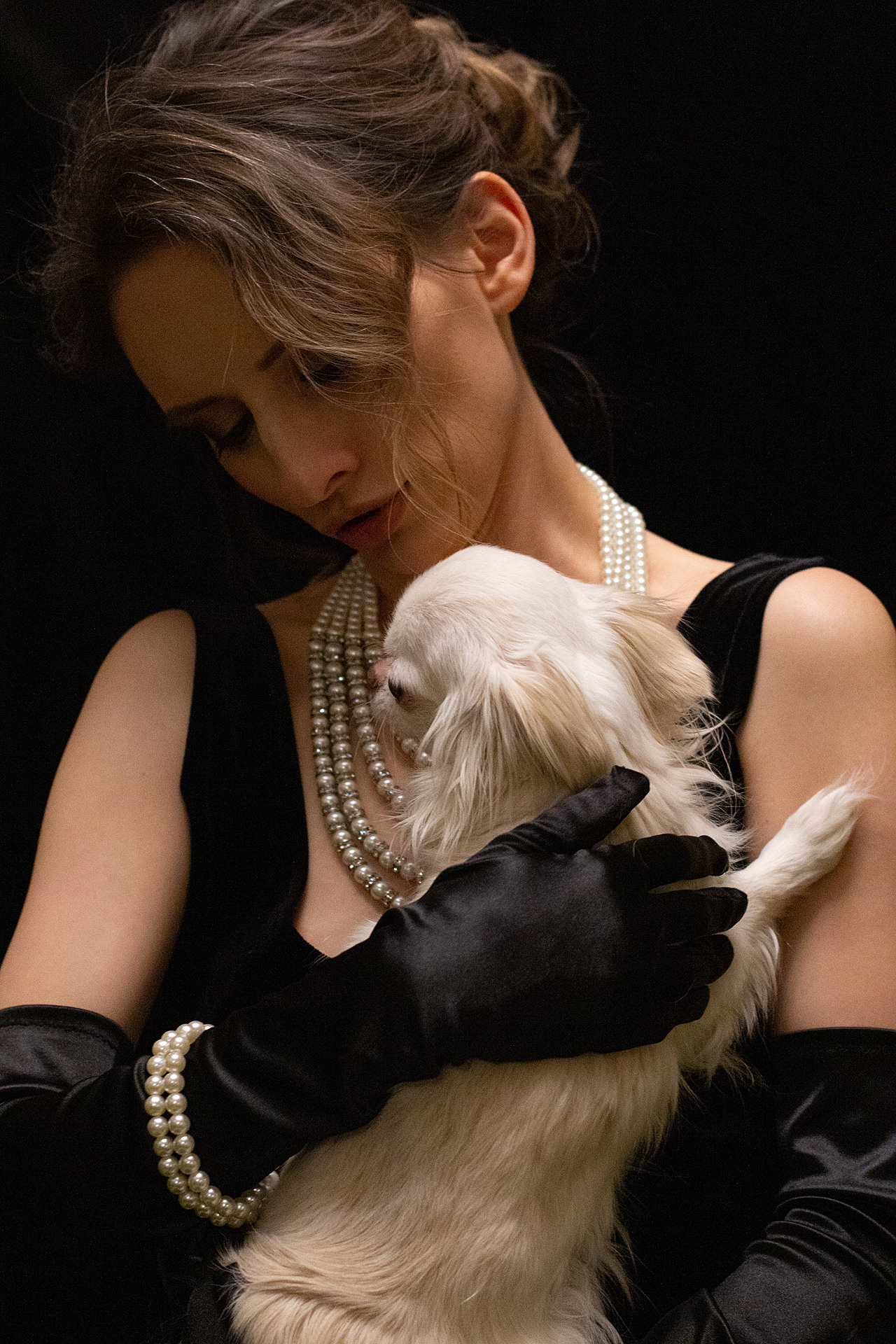 Дама с собачкой. Фотограф Алёна Толмачева. Воронеж