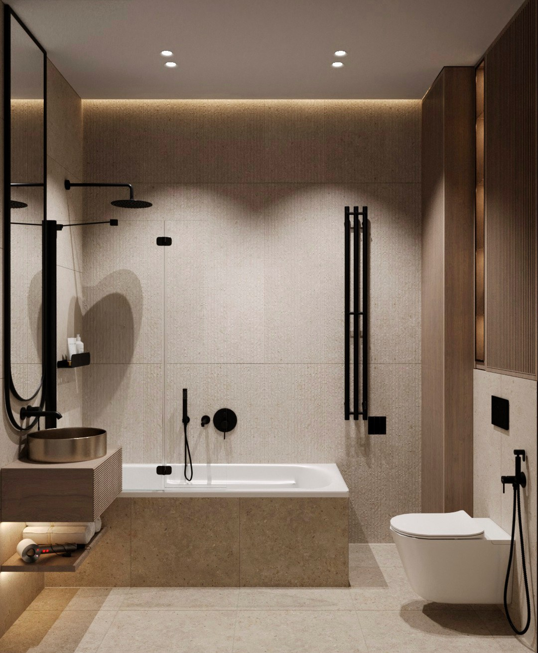 Квартира 135 м². г. Красноярск. ПРОЕКТИРОВАНИЕ ИНТЕРЬЕРОВ И АРХИТЕКТУРНЫХ РЕШЕНИЙ В СТУДИИ SHELOFAST DESIGN