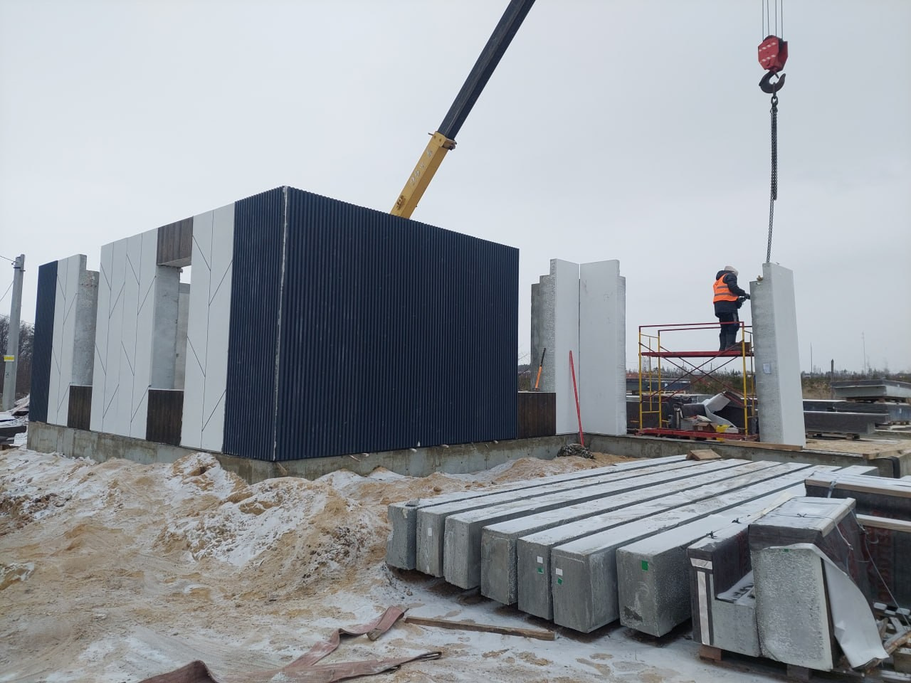 Быстровозводимые дома: Домокомплект БыстроДом 155: Воронежская область. БыстроДом — капитальный дом за 7 дней!