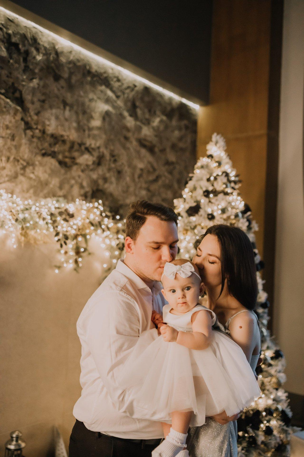 Кристина, Костя и Ксюша Новый год. Анна Ларина — Lifestyle фотограф в Москве