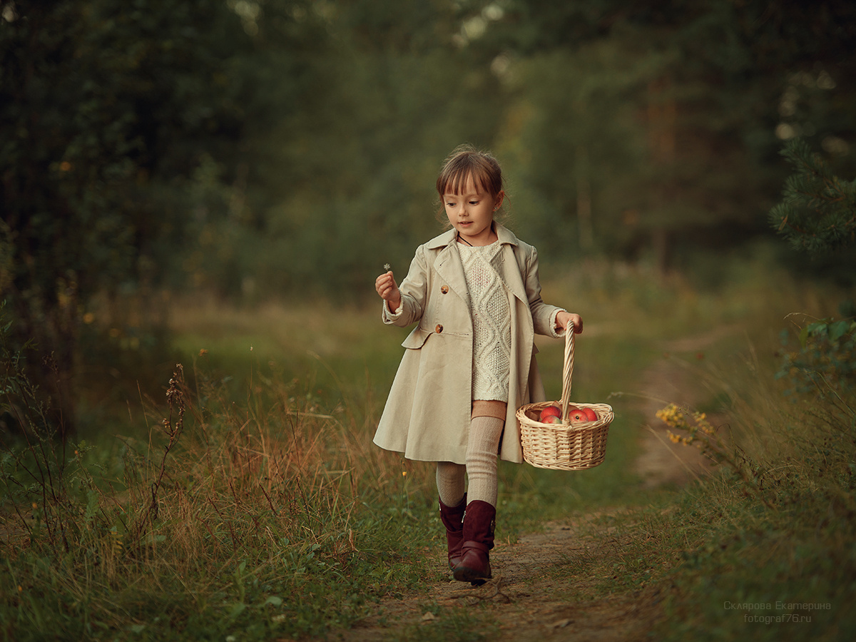 Яблочный спас. Детский и семейный фотограф Склярова Екатерина
