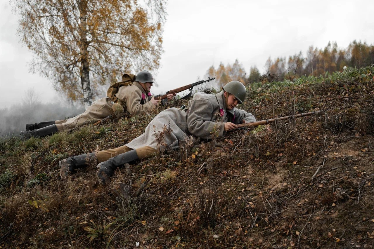 «Москва за нами» — реконструкция битвы в Подмосковье, п. Бородино. Свадебный фотограф Виктория Баталина