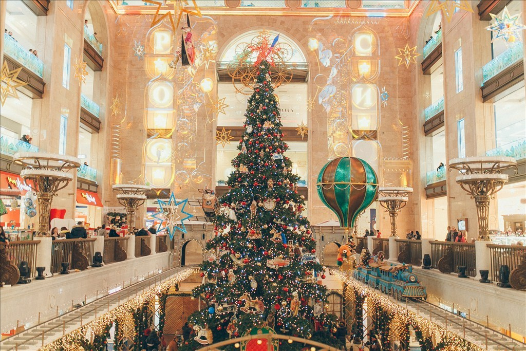 Москва в Январе